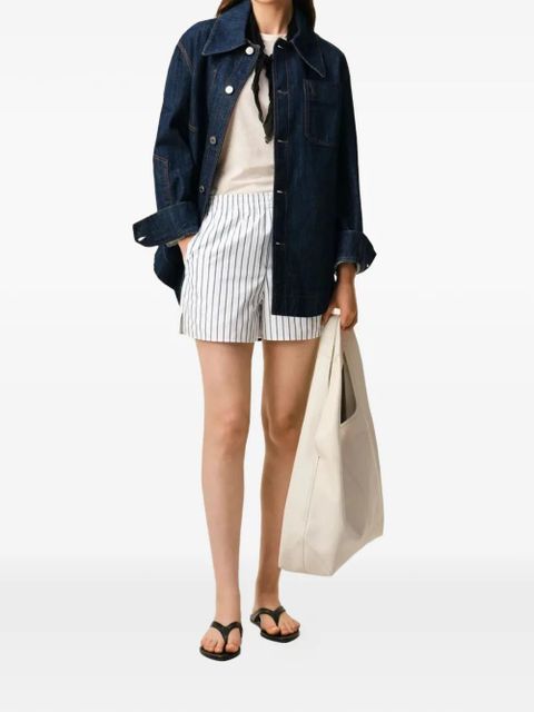 AMI Paris elasticated striped shorts - White - zdjęcie produktu nr 2