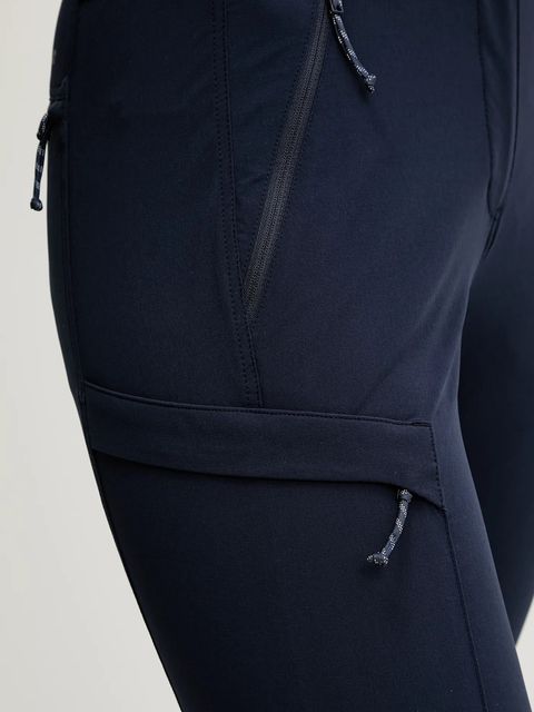 Mammut spodnie outdoorowe Runbold IV damskie kolor granatowy 1022-02610