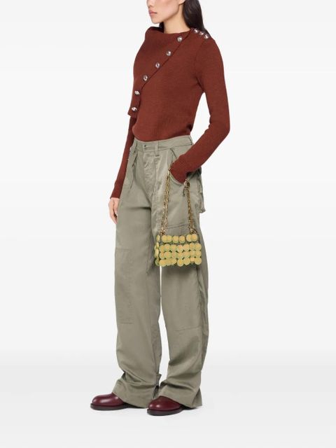 Rabanne wool jumper - Brown