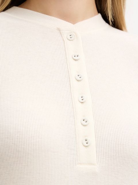 MAX&Co. longsleeve z dodatkiem wełny kolor beżowy 2526946014200