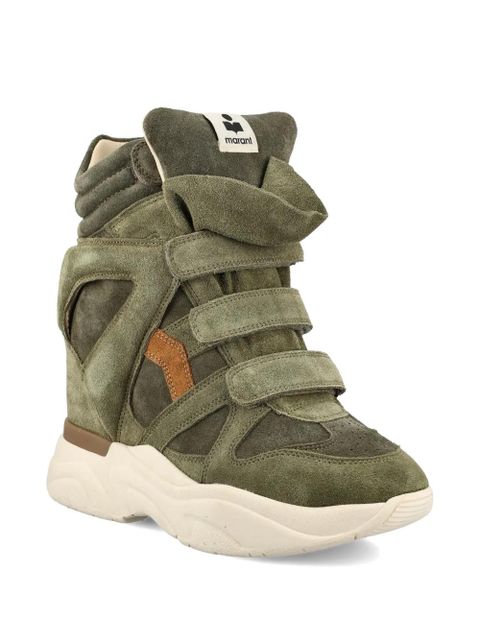 ISABEL MARANT touch-strap sneakers - Green - zdjęcie produktu nr 2
