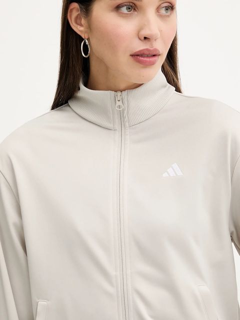 adidas dres Feelcozy damski kolor szary JX0515