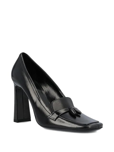 Saint Laurent 90mm Chloé tasselled square-toe pumps - Black
