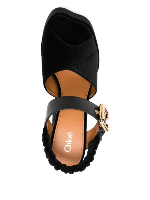 Chloé 95mm Aria buckle-fastening platform sandals - Black