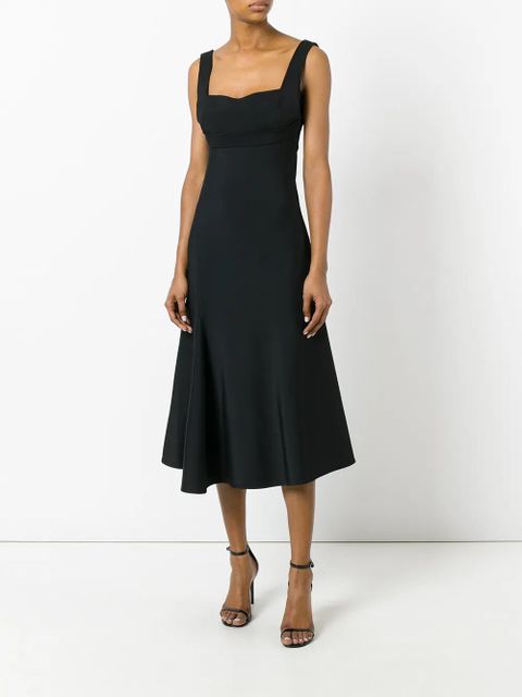 Victoria Beckham flared dress - Black - zdjęcie produktu nr 1