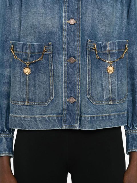 Chloé pocket chain jacket - Blue
