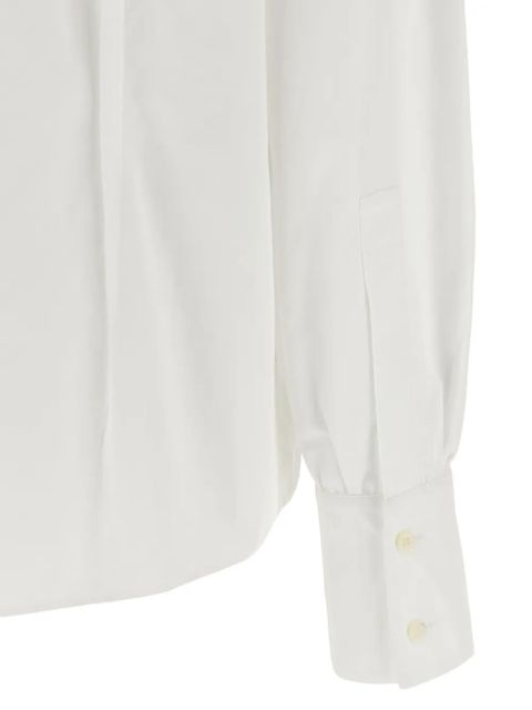 Prada bow-ruffled shirt - White