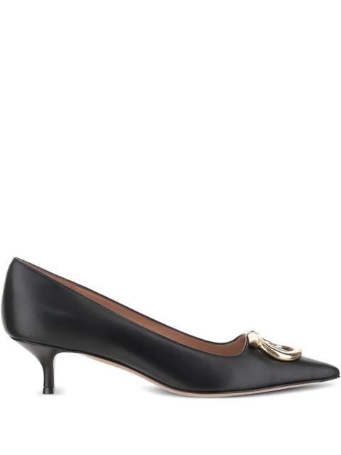 Ferragamo 40mm Gancini pointed-toe pumps - Black - zdjęcie produktu nr 1