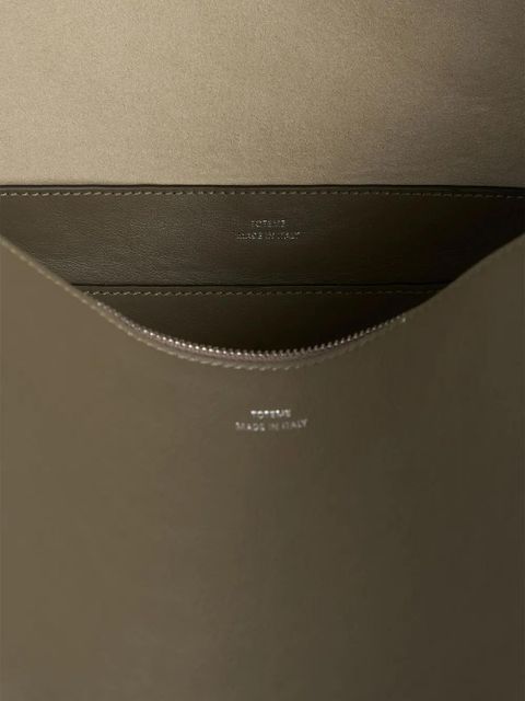 TOTEME Bevel leather shoulder bag - Brown - zdjęcie produktu nr 2