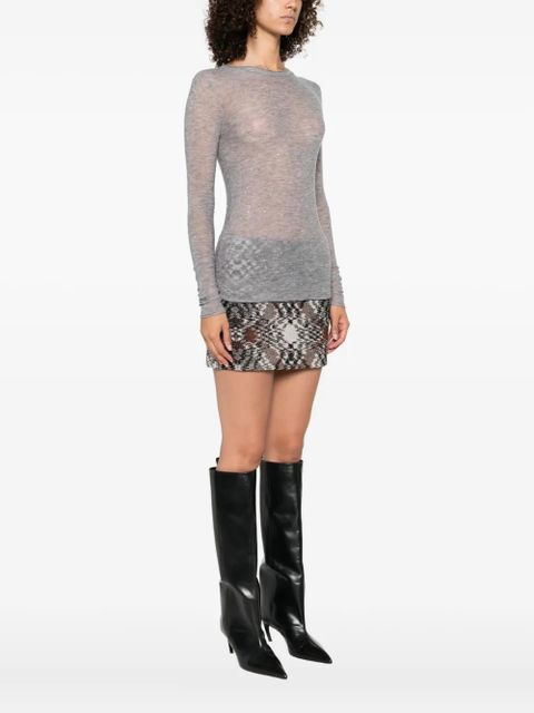 PINKO long-sleeve T-shirt - Grey - zdjęcie produktu nr 2