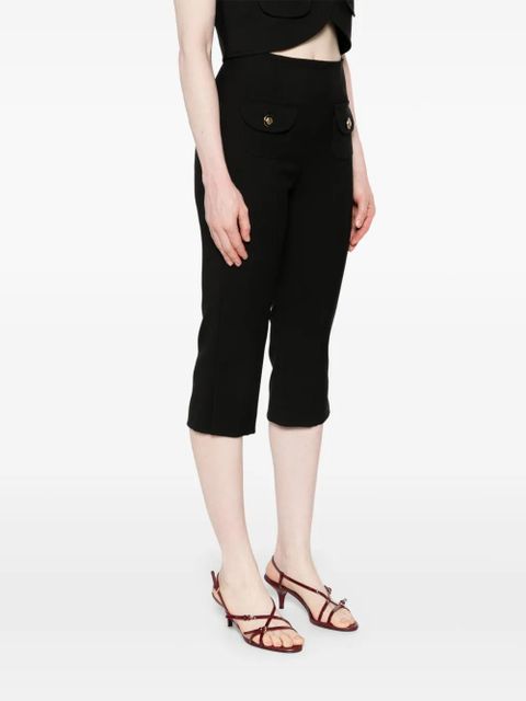 SANDRO cropped trousers - Black
