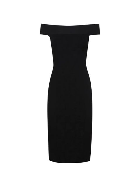 Alexander McQueen off-shoulder dress - Black - zdjęcie produktu nr 1