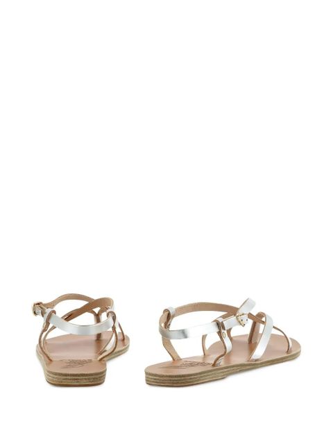 Ancient Greek Sandals Semele flat sandals - Metallic
