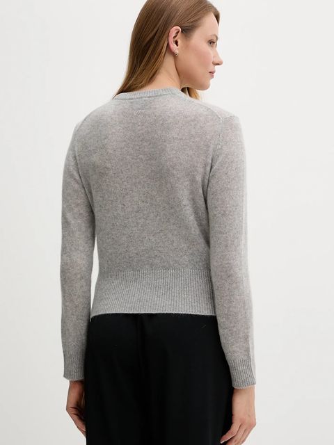 Joop! kardigan kaszmirowy damski kolor szary lekki 30044783