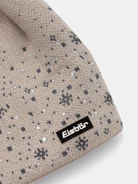 Eisbar czapka z dodatkiem wełny Rana Lux Crystal MÜ kolor beżowy E30639 - zdjęcie produktu nr 2