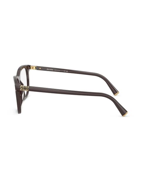 Miu Miu Eyewear MU 01WV glasses - Brown