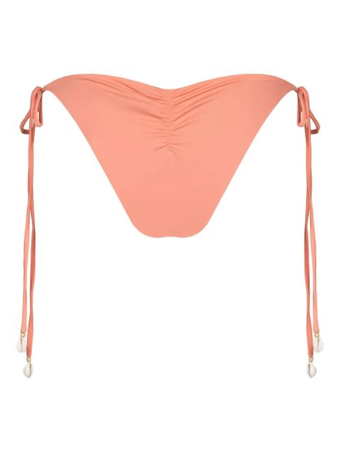 Johanna Ortiz Sagrado shell-detail bikini bottom - Pink