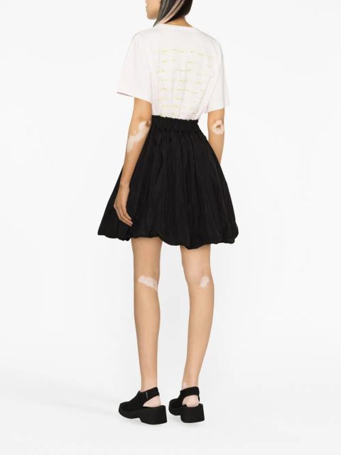 Simone Rocha flared mini skirt - Black