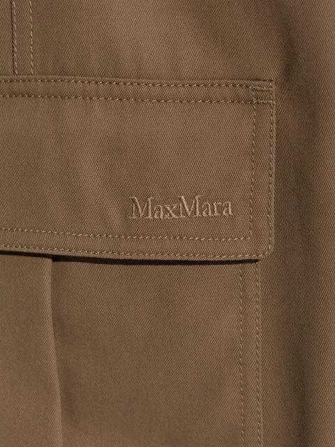 Max Mara elasticated tapered trousers - 003 BROWN