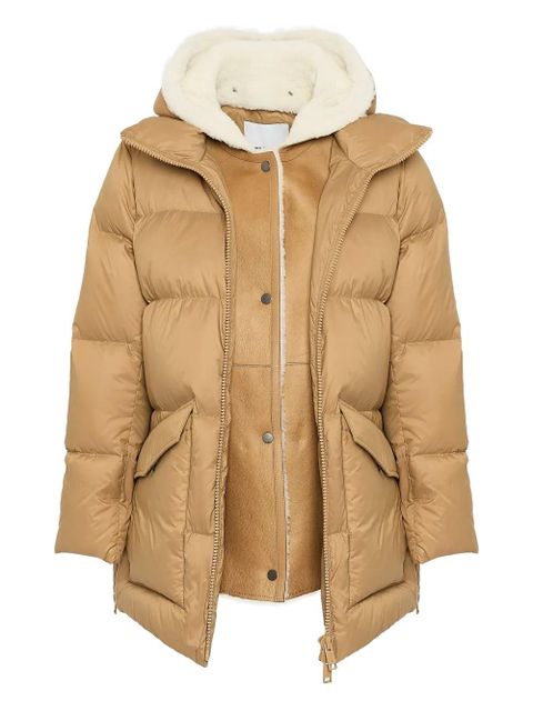 Yves Salomon down jacket - Brown - zdjęcie produktu nr 1