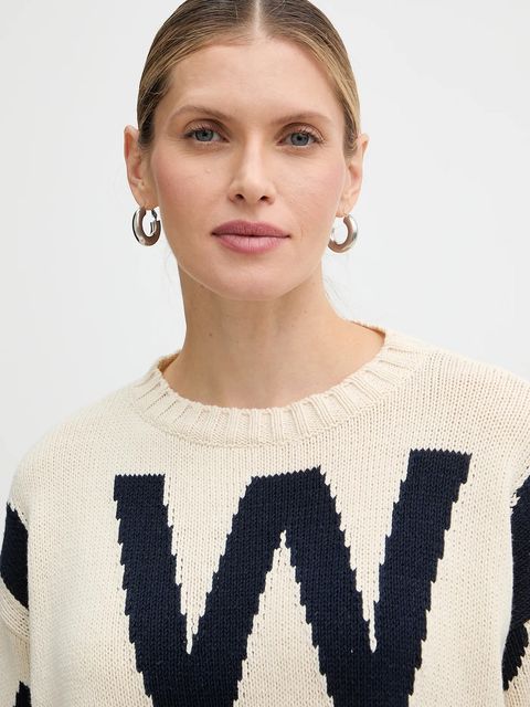 Weekend Max Mara sweter CELEBRE damski kolor granatowy lekki 2615361171600