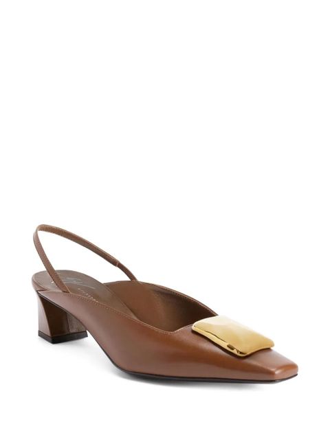 Giuseppe Zanotti 45mm Brendha Stone pumps - Brown - zdjęcie produktu nr 2