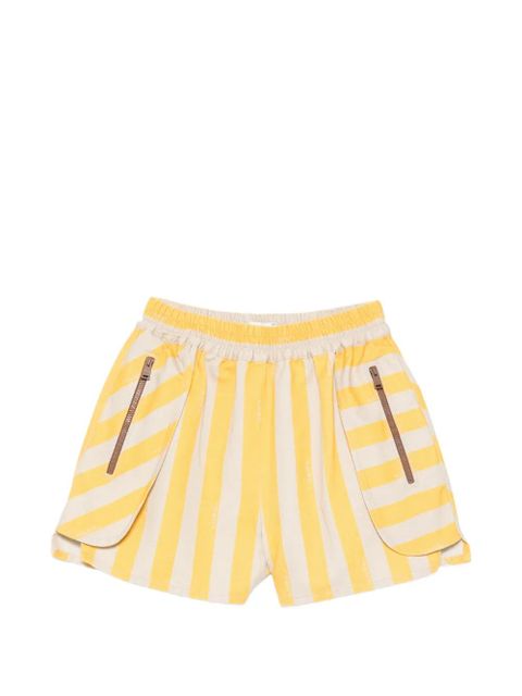 FENDI striped shorts - Yellow - zdjęcie produktu nr 1