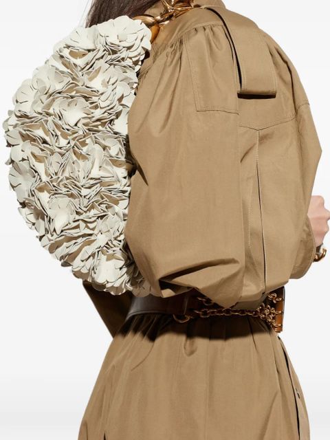 Chloé floral-appliqué shoulder bag - Neutrals - zdjęcie produktu nr 2