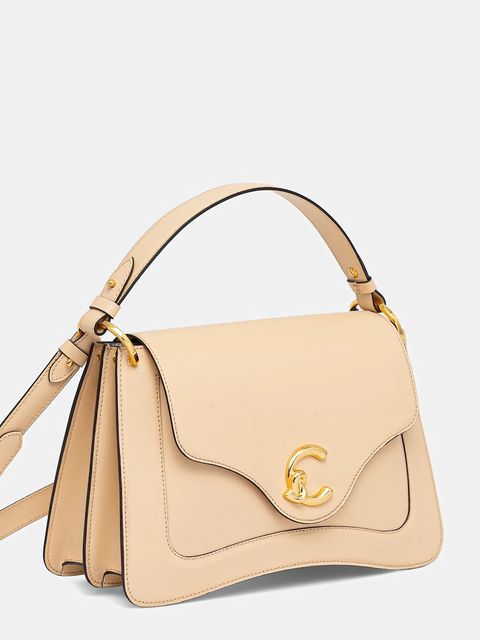 Coccinelle torebka skórzana kolor beżowy E1 SSK 18 01 01