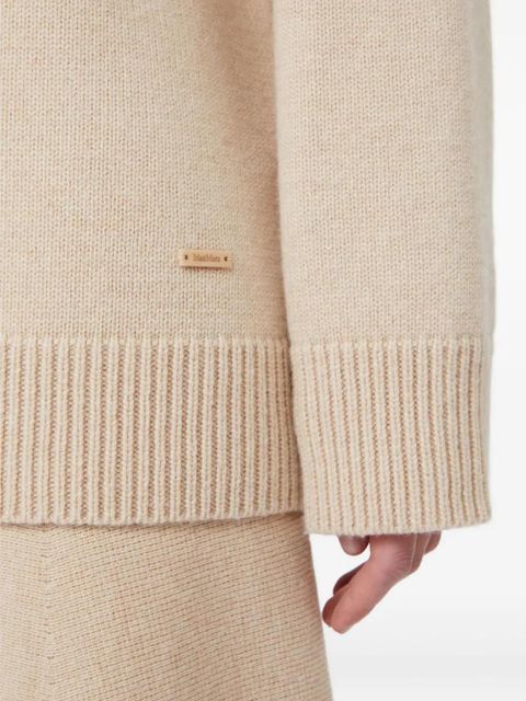 Max Mara hooded pocket sweater - Neutrals