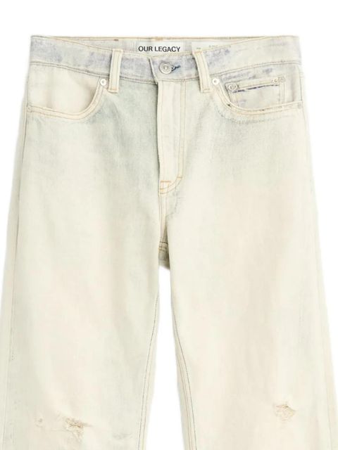 OUR LEGACY ripped printed jeans - Neutrals - zdjęcie produktu nr 2