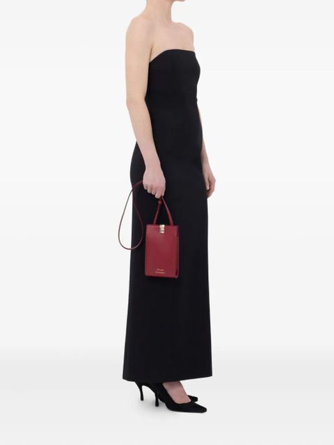 LouLou de Saison SHILO bustier midi dress - Black