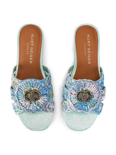 Kurt Geiger London klapki damskie Chelsea Woven Flat Sdl - zdjęcie produktu nr 1