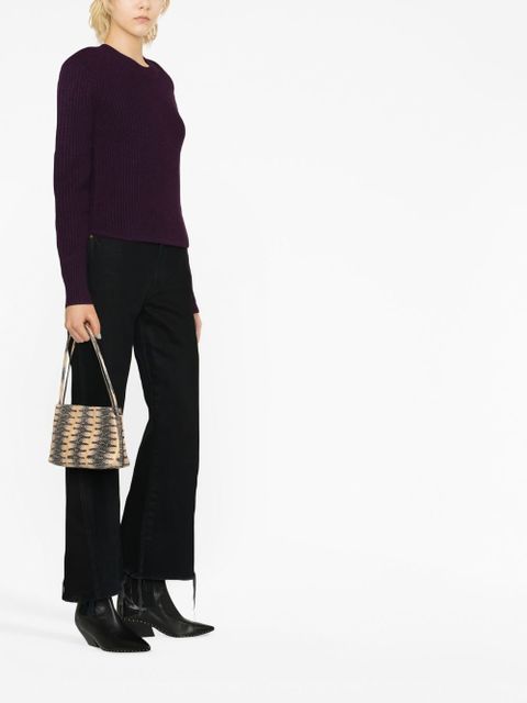 ISABEL MARANT crew-neck jumper - Purple