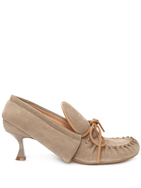 JW Anderson suede moccasin pumps - Neutrals - zdjęcie produktu nr 1