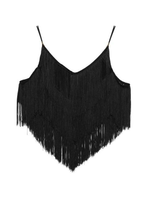PINKO Giappone fringe-embellishment blouse - Black - zdjęcie produktu nr 2