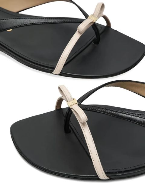 Ferragamo Abibi bow detail flip-flops - Black