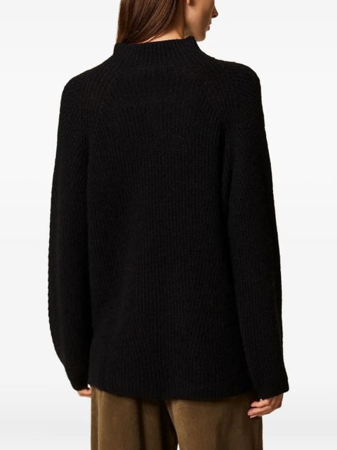 TWINSET turtleneck ribbed sweater - Black
