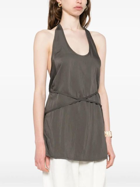LEMAIRE Apron top - Brown