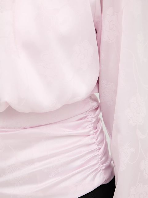 Rotate bluzka damska kolor różowy z aplikacją 1160661809