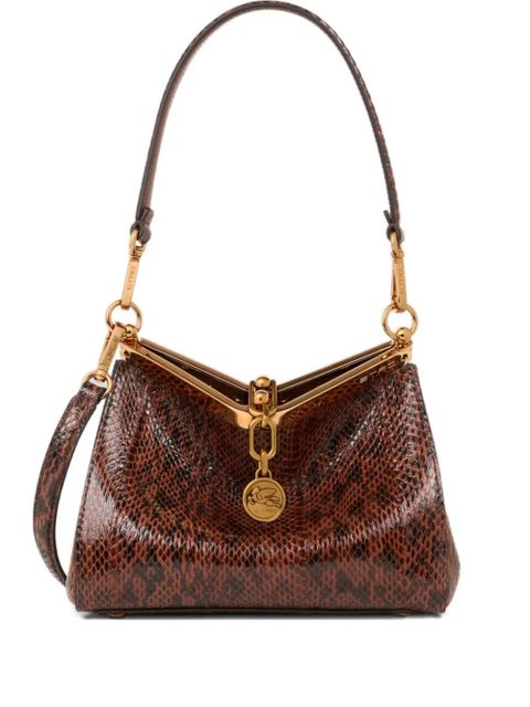 ETRO small Vela elaphe-leather shoulder bag - Brown - zdjęcie produktu nr 1