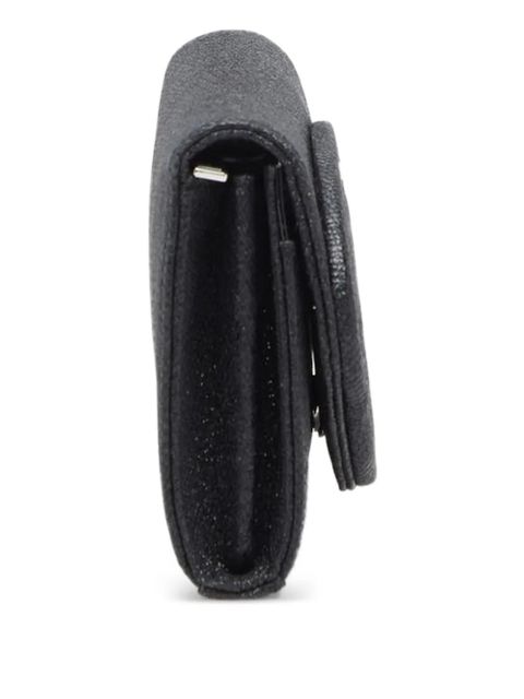 Diesel 1DR logo-plaque glitter wallet - Black - zdjęcie produktu nr 2