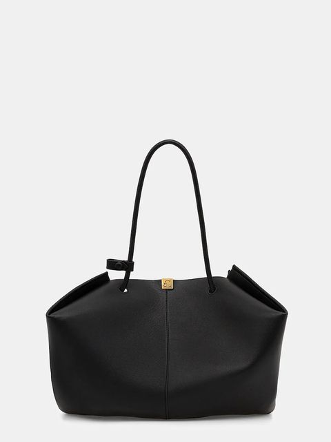 Coccinelle torebka skórzana Kamy kolor czarny E1 U2L 11 02 01 - zdjęcie produktu nr 1