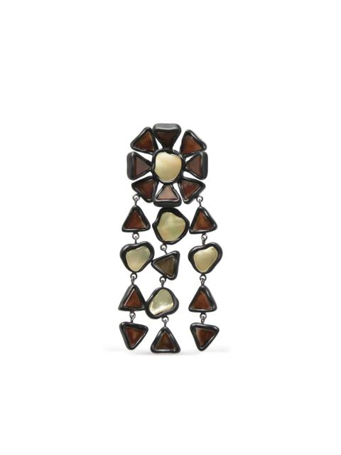 Tory Burch Curiosity Chandelier earrings - Black - zdjęcie produktu nr 2