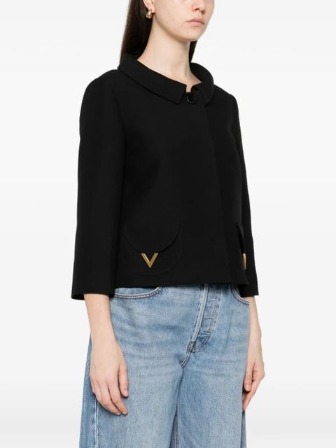 Valentino Garavani flap-pockets jacket - Black - zdjęcie produktu nr 2