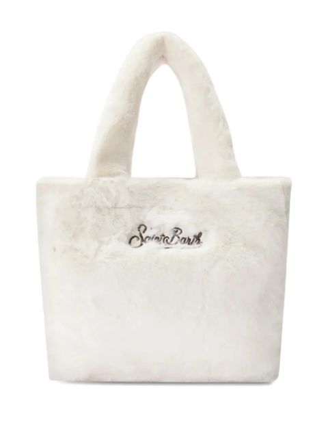 MC2 Saint Barth faux fur handle tote bag - White - zdjęcie produktu nr 2