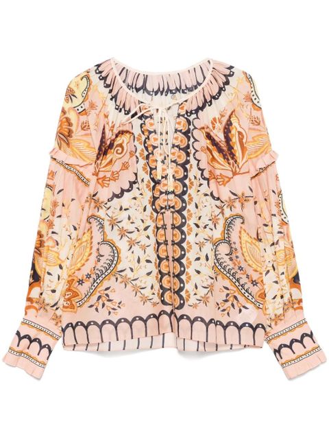 FARM Rio Jaipur blouse - Pink - zdjęcie produktu nr 1