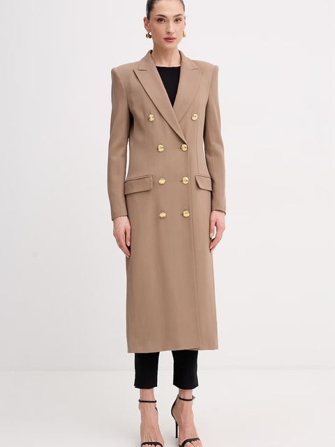 Elisabetta Franchi płaszcz damski z wiskozy - zdjęcie produktu nr 1