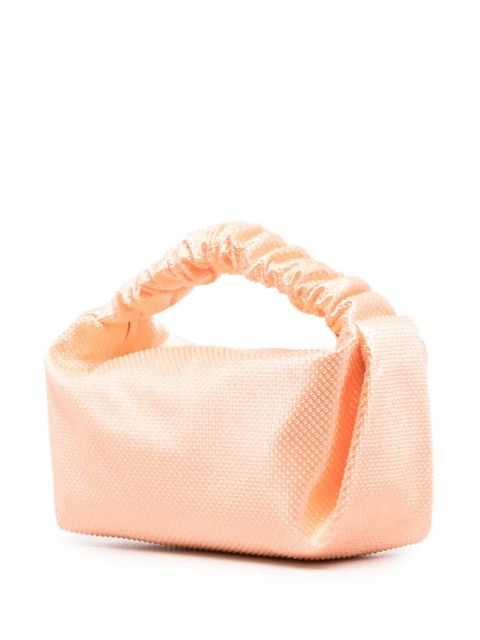 Alexander Wang Scrunchie rhinestone-embellished mini bag - Orange