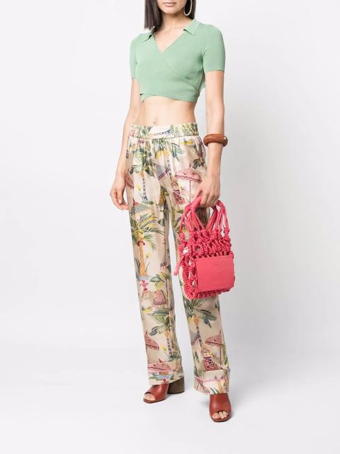 ETRO small interwoven tote bag - Pink